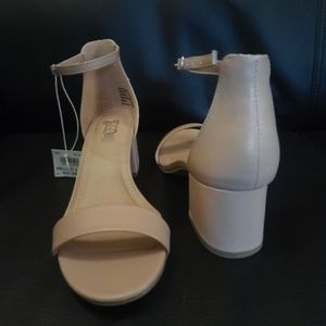 Brash 2" Chunky Heel Sandals Nude/Tan